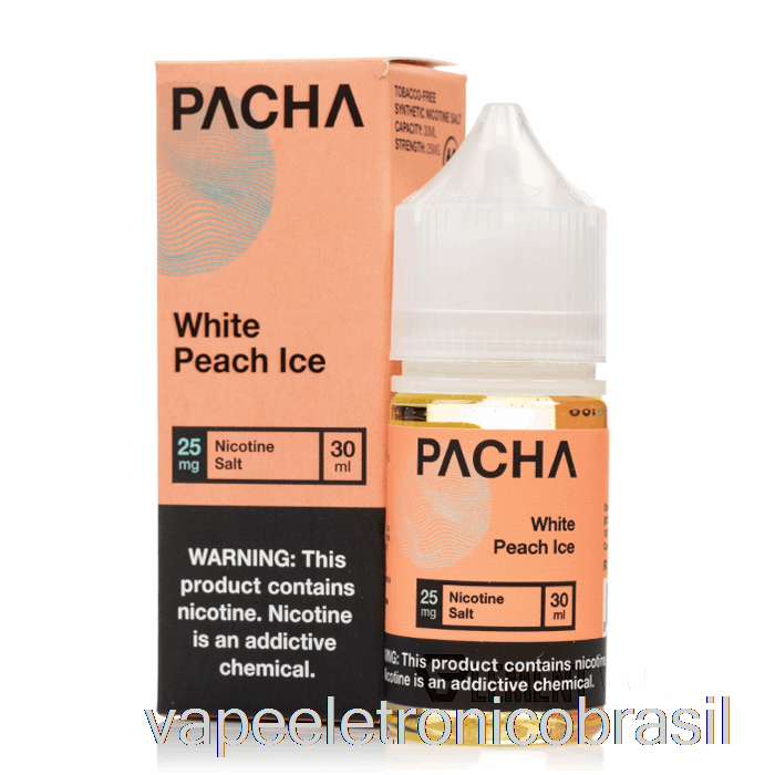 Vape Vaporesso Gelo De Pêssego Branco - Sais De Pacha - 30ml 50mg